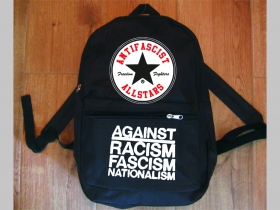 Antifascist Allstars jednoduchý ľahký ruksak, rozmery pri plnom obsahu cca: 40x27x10cm materiál 100%polyester